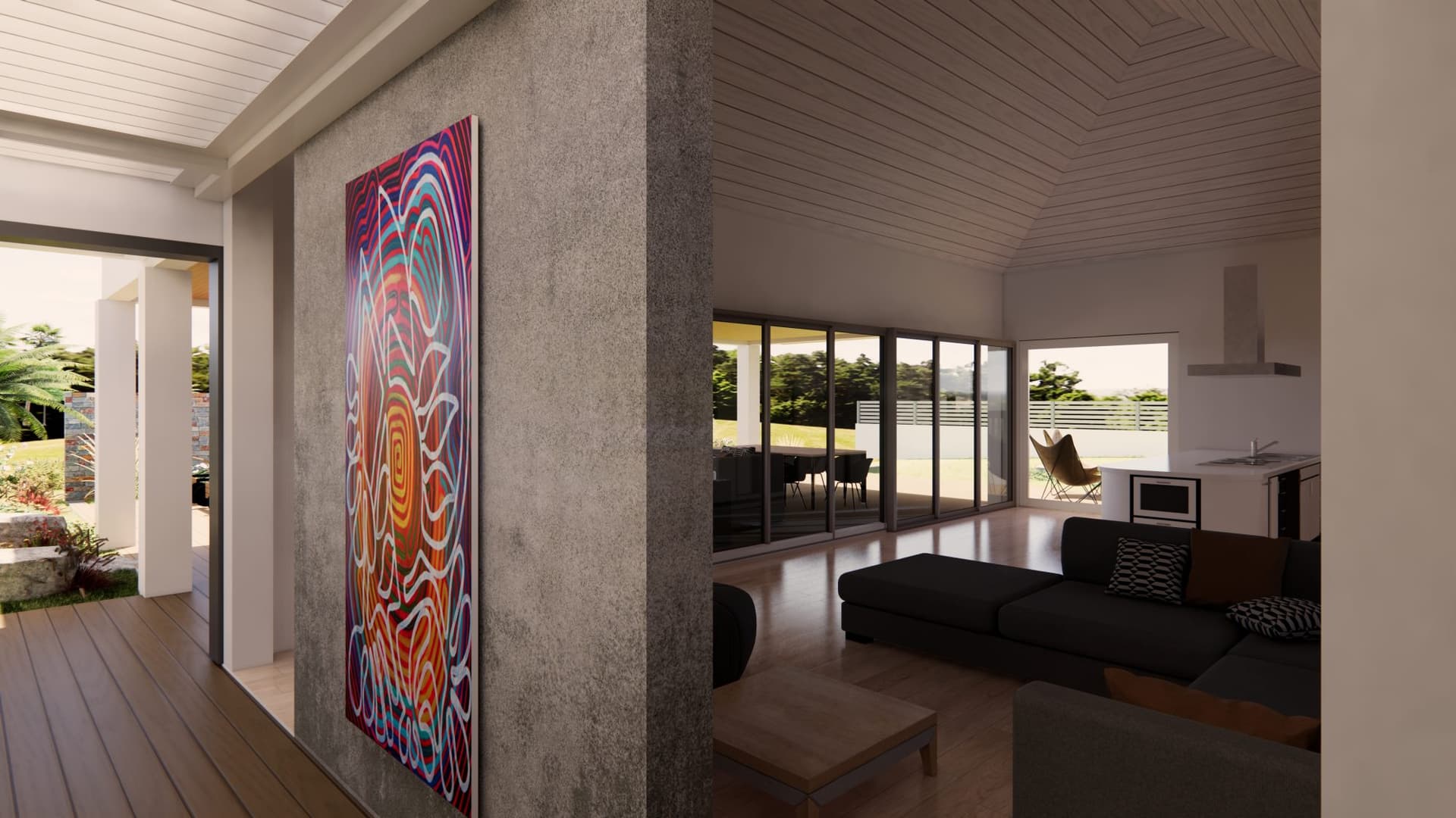 Terrain avec permis de construire dans domaine privé 2